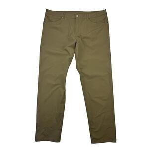 Lululemon ABC Classic Fit 5 Pocket Pants Artifact Brown Size 42 W | 34 L